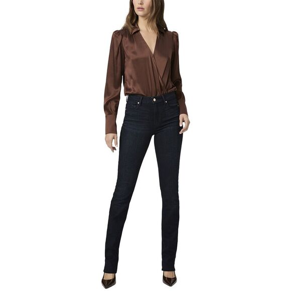 Paige WomensHoxton Straight Enchantress High Rise Straight Leg Jean